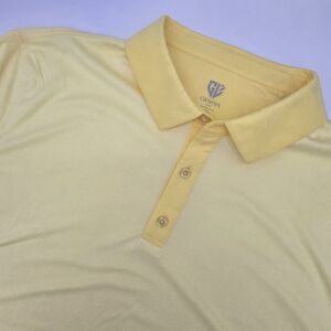 Graham Luxe Hamill Men's Polo Shirt Size 2XL Lemon Meringue